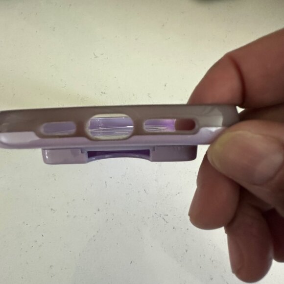 Velvet Caviar MagSafe-Compatible Purple Leopard iPhone Case With Card Holder - Picture 5 of 5